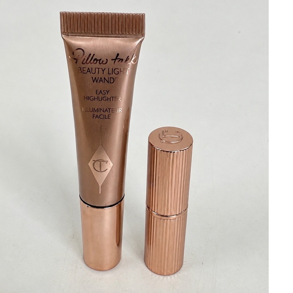 Charlotte Tilbury Pillow Talk Beauty Light Wand Highlighter Lipstick Mini Travel